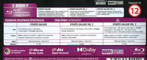Strážci Galaxie kolekce 1-3 (3 BLU-RAY)