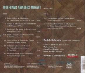 Radek Baborák: Mozart: Koncertantní symfonie, hudba pro lesní roh (2 CD)