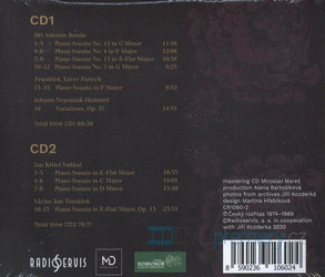 Jarmila Kozderková: Klavírní skladby českého klasicismu (2 CD)