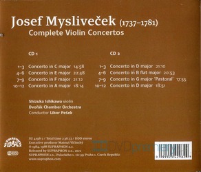 Shizuka Ishikawa - Mysliveček - Houslové koncerty - komplet (2 CD)