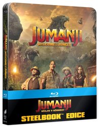 Jumanji 2: Vítejte v džungli (BLU-RAY) - STEELBOOK US ARTWORK
